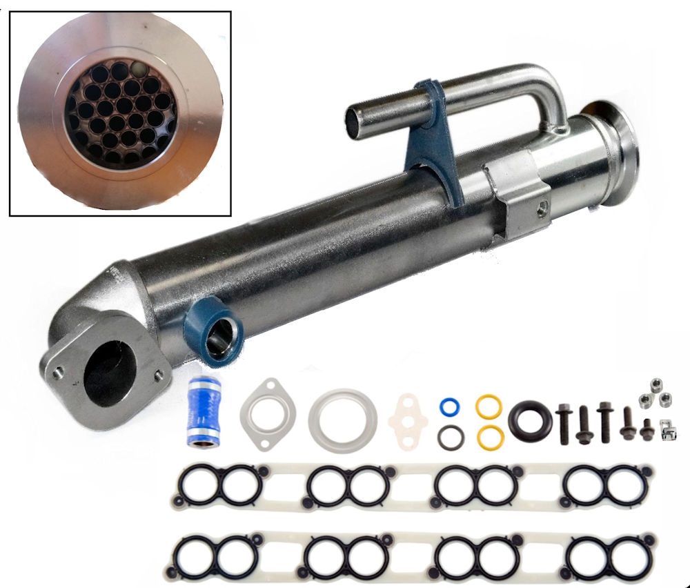 EGR Cooler E-Series, F-Series, Excursion, Super Duty 1840700C97 with gaskets - Remanufactured Engine