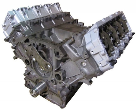 International T444e / 7.3l Reman Long Block Engine - Remanufactured Engine